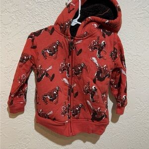 Marvel Red Hooded Sweatshirt